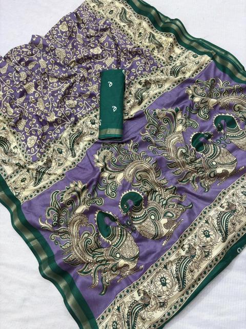 Vastrangan ajrakh style block print saree manufacturers surat